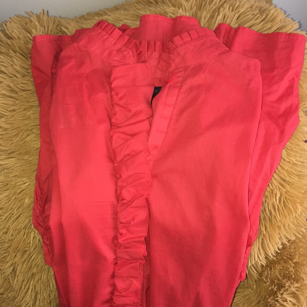 Marc Jacobs Coral Ruffle Dress
